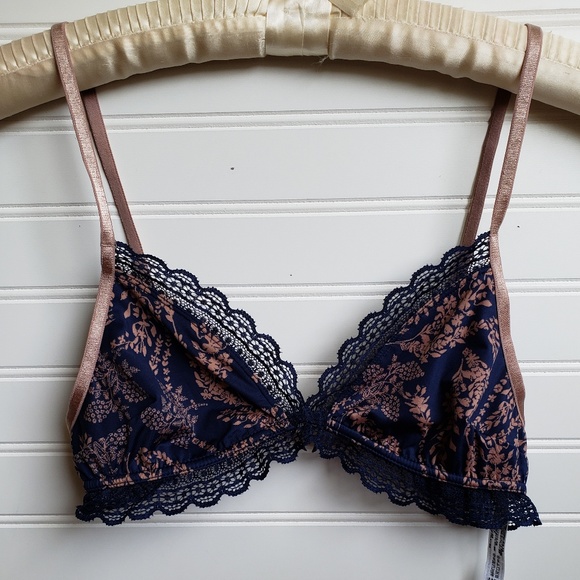 Free People Other - Free People NEW Triangle Sexy Silky Bralette